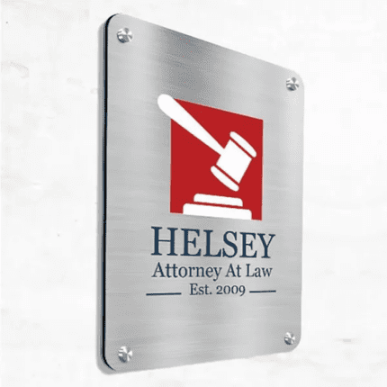 brushed aluminum signs 01