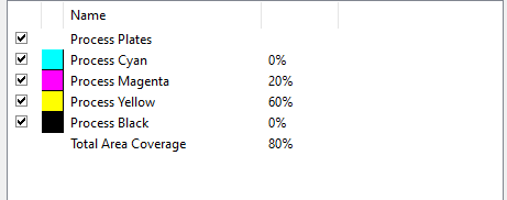 将CMYK总值控制在250%之内以避免背印