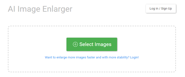免费的AI图像放大工具01